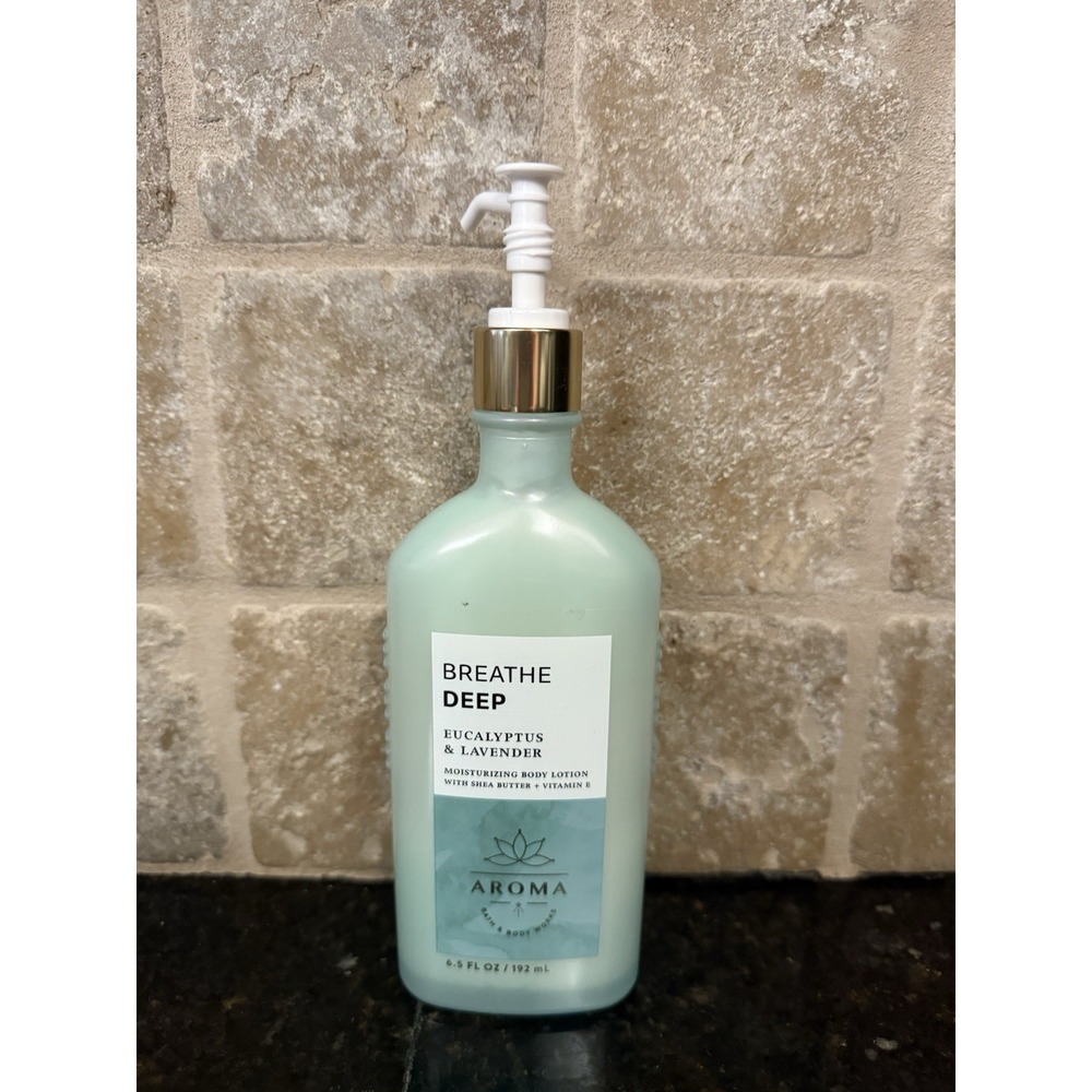 BATH & BODY WORKS MOISTURIZING BODY LOTION AROMA BREATHE DEEP EUCALYPTUS NEW